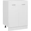 Image de vidaXL Armoire de plancher ""Lyon"" Blanc Bois d'ingÃ©nierie
