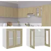 Image de Vidaxl Armoire En Verre Suspendue ""Lyon"" ChÃªne Sonoma