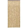Image de vidaXL Moustiquaire Beige et marron 90x220 cm Chenille