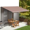 Image de Vidaxl Tissu De Remplacement Pour Auvent Marron 5x3,5 M