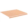 Image de vidaXL Tissu de remplacement pour auvent Jaune et orange 4x3,5 m