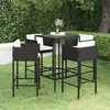 Image de vidaXL BelvÃ©dÃ¨re 3x3x2,65 m Anthracite 180 g/mÂ²