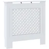 Image de vidaXL Cache-radiateur MDF Blanc 78 cm