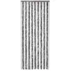 Image de Vidaxl Moustiquaire Gris Et Blanc 90x200 Cm Chenille