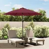Image de Vidaxl Tissu De Remplacement Pour Parasol D'extÃ©rieur Bordeaux 300 Cm