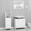 Image de vidaXL Ensemble de meubles de salle de bain 3 pcs Blanc AgglomÃ©rÃ©