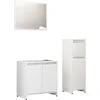 Image de vidaXL Ensemble de meubles de salle de bain 3 pcs Blanc AgglomÃ©rÃ©