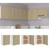 Image de Vidaxl Armoires Suspendue ""Lyon""S 2 Pcs ChÃªne Sonoma