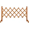 Image de Vidaxl ClÃ´ture En Treillis De Jardin Orange 120x60 Cm Bois De Sapin