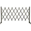 Image de Vidaxl ClÃ´ture En Treillis De Jardin Gris 150x80 Cm Bois De Sapin