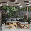 Image de Vidaxl Salon De Jardin 6 Pcs Avec Coussin Bois D'acacia Solide