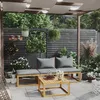 Image de Vidaxl Salon De Jardin 4 Pcs Avec Coussin Bois D'acacia Solide