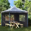 Image de vidaXL BelvÃ©dÃ¨re 3x6x2,6 m Anthracite 160 g/mÂ²