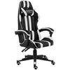 Image de vidaXL Fauteuil de jeux vidÃ©o Noir et blanc Similicuir
