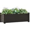 Image de Vidaxl Lit SurÃ©levÃ© De Jardin Pp Anthracite 100x43x35 Cm