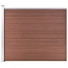Image de Vidaxl Panneau De ClÃ´ture Wpc 175x146 Cm Marron