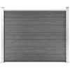 Image de vidaXL Panneau de clÃ´ture WPC 180x146 cm Gris