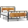 Image de vidaXL Cadre de lit sans matelas mÃ©tal 140x200 cm