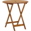 Image de Vidaxl Table Pliable De Jardin 70 Cm Bois D'acacia Solide
