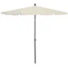 Image de Vidaxl Parasol De Jardin Avec MÃ¢t 210x140 Cm Sable