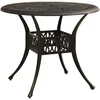 Image de Vidaxl Table De Jardin Bronze 90x90x74 Cm Aluminium CoulÃ©