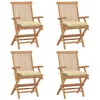 Image de Vidaxl Salon De Jardin 4 Pcs Bois D'acacia Solide