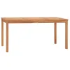 Image de Vidaxl Table Ã DÃ®ner De Jardin 160x80x77 Cm Bois De Teck Solide