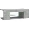 Image de Meubles TV VidaXL  Meuble TV  avec lumières LED gris béton 90x39x30 cm P31600656