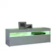 Image de Meubles TV VidaXL  Meuble TV  avec lumières LED blanc 120x35x40 cm P31600668