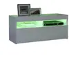 Image de Meubles TV VidaXL  Meuble TV  avec lumières LED blanc 90x35x40 cm P31599964