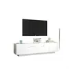 Image de Meubles TV VidaXL  Meuble TV  avec lumières LED blanc 160x35x40 cm P31600171