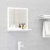Image de Miroir de salle de bain 40x10,5x37 cm, blanc, bois contreplaquÃ©, montage mural, design