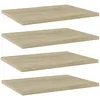 Image de Vidaxl Panneau De BibliothÃ¨que 4 Pcs ChÃªne Sonoma Bois DâIngÃ©nierie