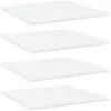 Image de vidaXL Panneaux de bibliothÃ¨que 4 pcs Blanc 40x40x1,5 cm AgglomÃ©rÃ©