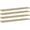 Image de Vidaxl Panneau De BibliothÃ¨que 4pcs ChÃªne Sonoma 60x10x1,5cm AgglomÃ©rÃ©
