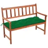Image de Vidaxl Banc De Jardin Avec Coussin 120 Cm Bois D'acacia Massif