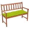 Image de Vidaxl Banc De Jardin Avec Coussin 120 Cm Bois D'acacia Massif