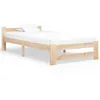 Image de vidaXL Cadre de lit sans matelas bois de pin massif 90x200 cm