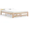 Image de vidaXL Cadre de lit sans matelas bois de pin massif 120x200 cm
