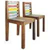 Image de Vidaxl Chaises Ã Manger Lot De 2 Bois De RÃ©cupÃ©ration Solide