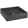 Image de vidaXL Lavabo Noir 40x40x10 cm Marbre