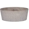 Image de vidaXL Lavabo Gris Ã40x15 cm Marbre