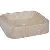 Image de vidaXL Lavabo Gris 40x40x10 cm Marbre