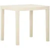 Image de Vidaxl Table De Jardin Blanc 79x65x72 Cm Plastique