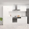 Image de vidaXL Ensemble de meubles de cuisine 7 pcs Blanc AgglomÃ©rÃ©