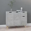 Image de vidaXL Buffet gris bÃ©ton 90x30x72 cm bois d'ingÃ©nierie