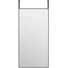 Image de Vidaxl Miroir De Porte Noir 40x80 Cm Verre Et Aluminium