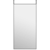 Image de vidaXL Miroir de porte Noir 50x100 cm Verre et aluminium