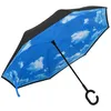 Image de Vidaxl Parapluie Ã PoignÃ©e En C Noir 108 Cm