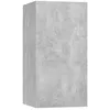 Image de vidaXL Meuble TV Gris bÃ©ton 30,5x30x60 cm Bois dÂ¿ingÃ©nierie